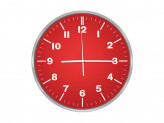 Часы настенные CT-7100 Red CENTEK